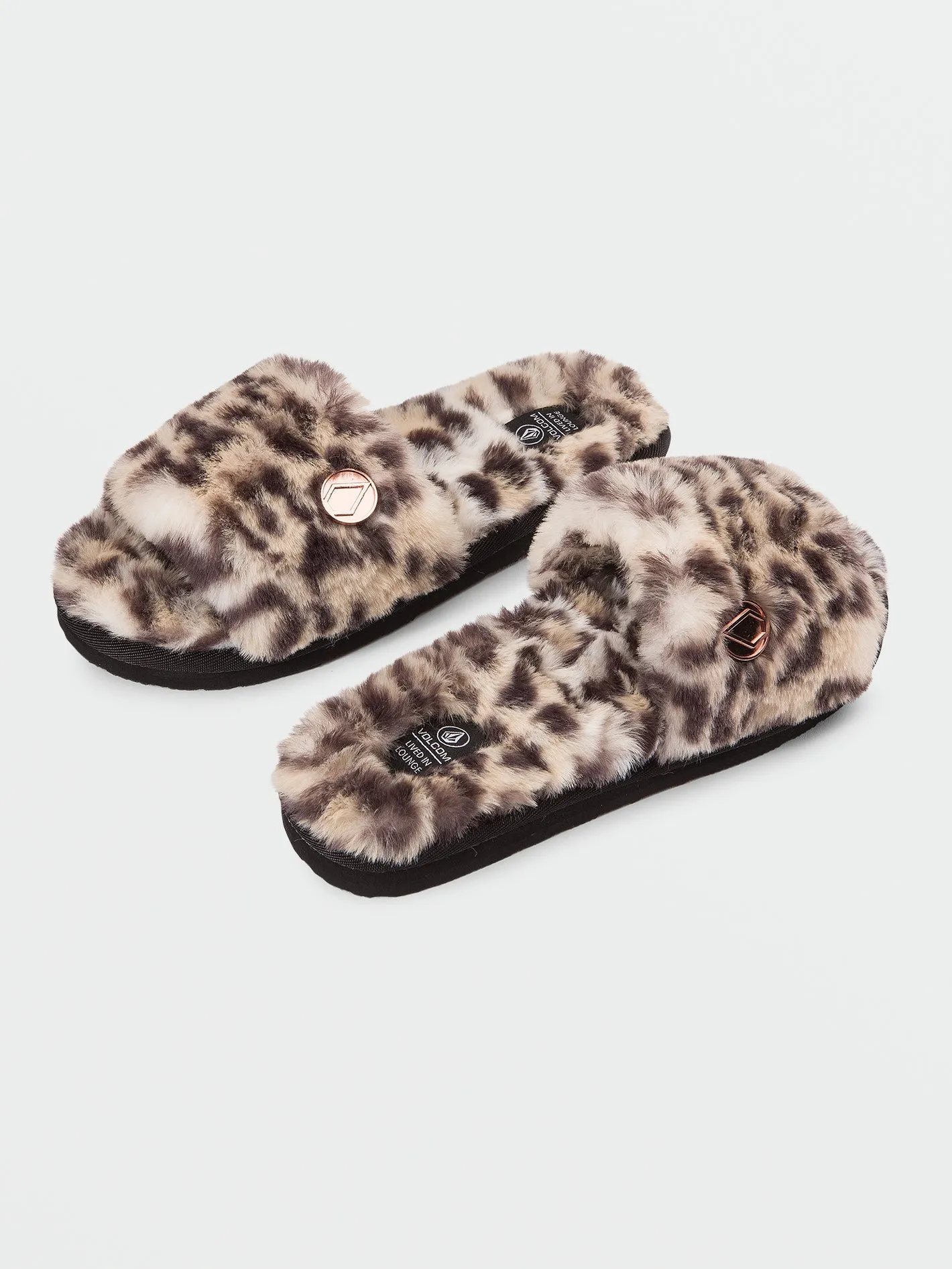 Volcom Girls Lived In Lounge Pantoffeln Cheetah Volcom