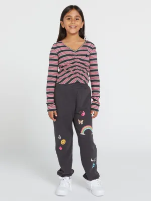 Volcom Girls Nite Flite Langarm-Shirt Vintage Schwarz Volcom