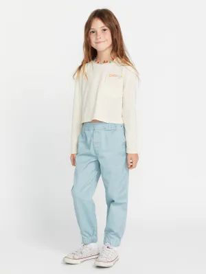 Volcom Girls Pocket Dial Langarm-Shirt Wolke Volcom