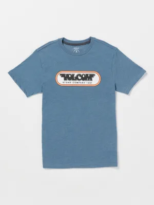 Volcom Heavy Gain Kurzarm-Shirt Indigo Ridge Heather Volcom