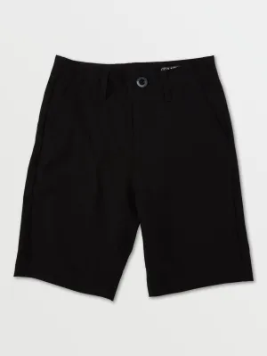 Volcom Kerosene Hybrid Jungen Shorts (Alter 8-14) Schwarz Volcom