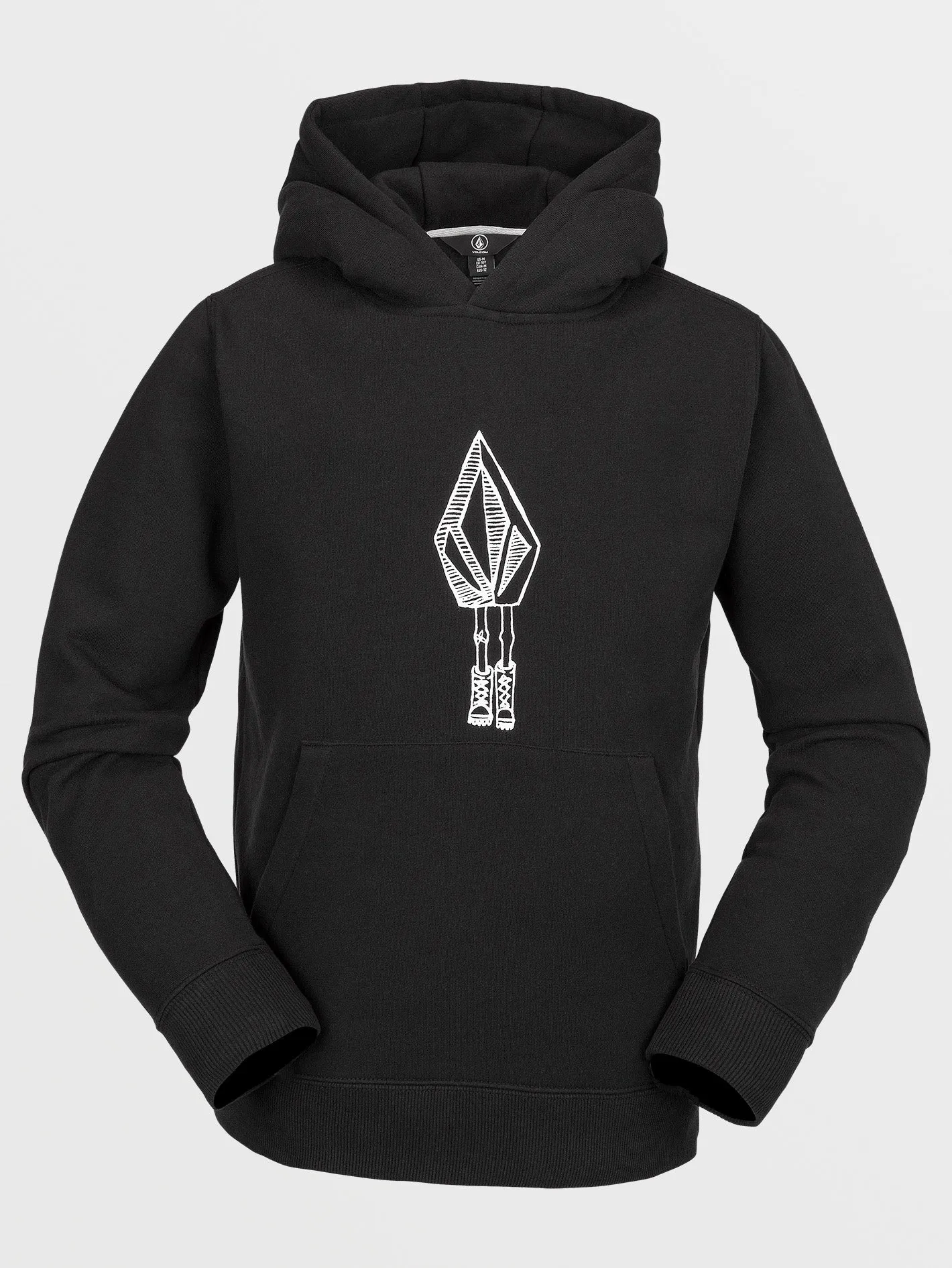 Volcom Kids Hotlapper Fleece Pullover Schwarz Volcom
