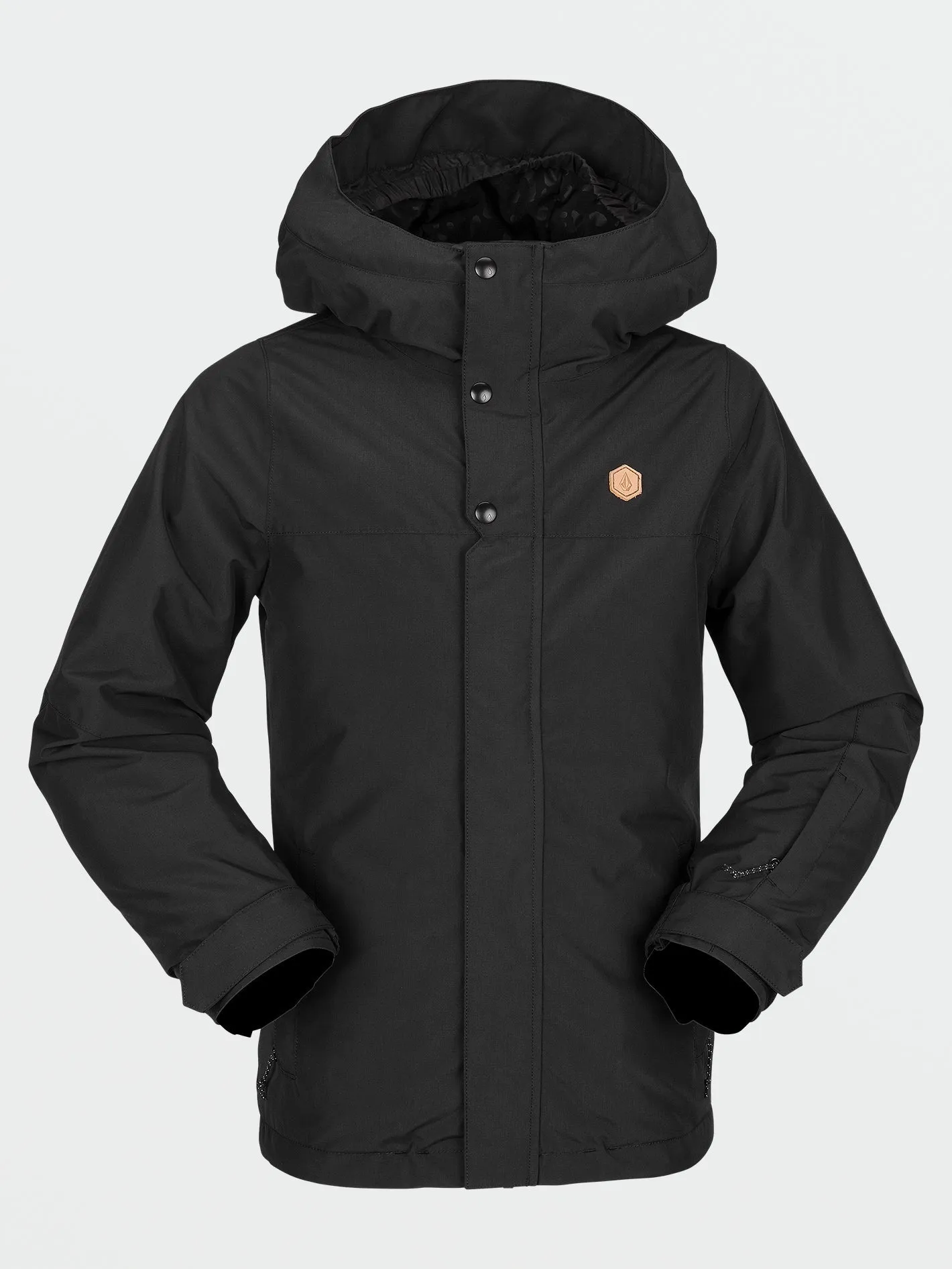 Volcom Kids Sass'n'frass Isolierte Jacke Schwarz Volcom