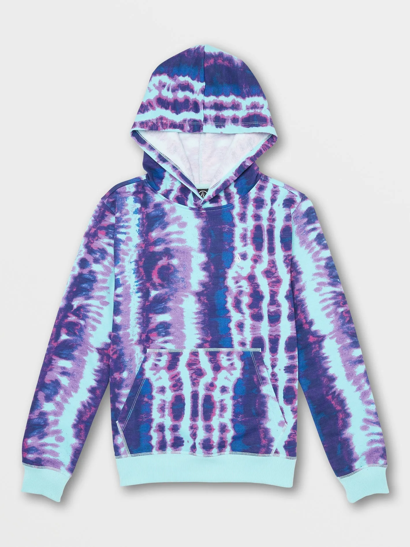 Volcom Roundabout Pullover Fleece Kapuzenpullover Sturm Tie-Dye Volcom