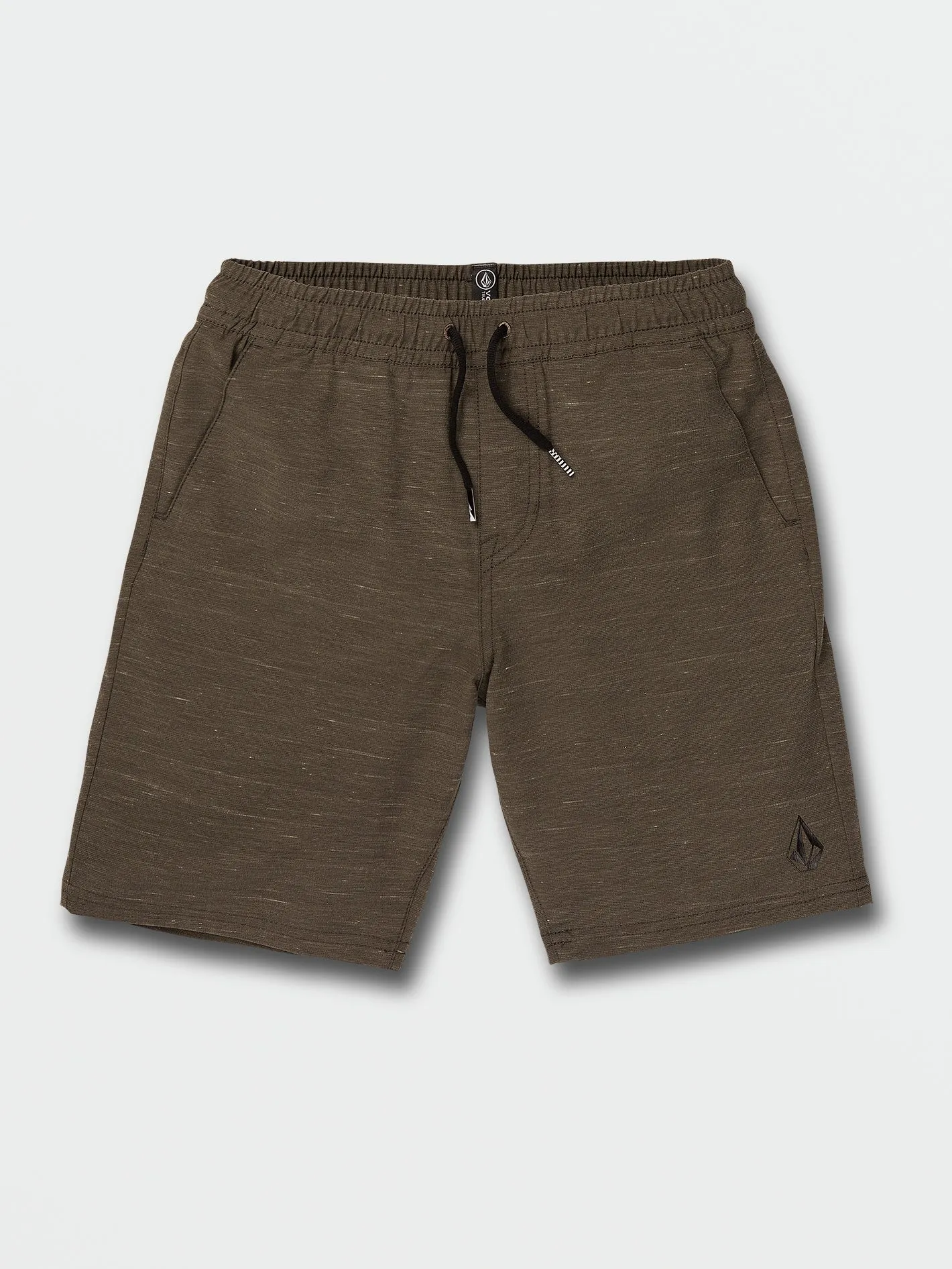Volcom Understoned Hybrid Shorts für Jungen mit elastischem Bund (Alter 8-14) Lead Volcom