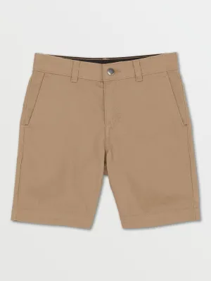 Volcom Vmonty Boys Shorts (Age 2-7) Khaki Volcom