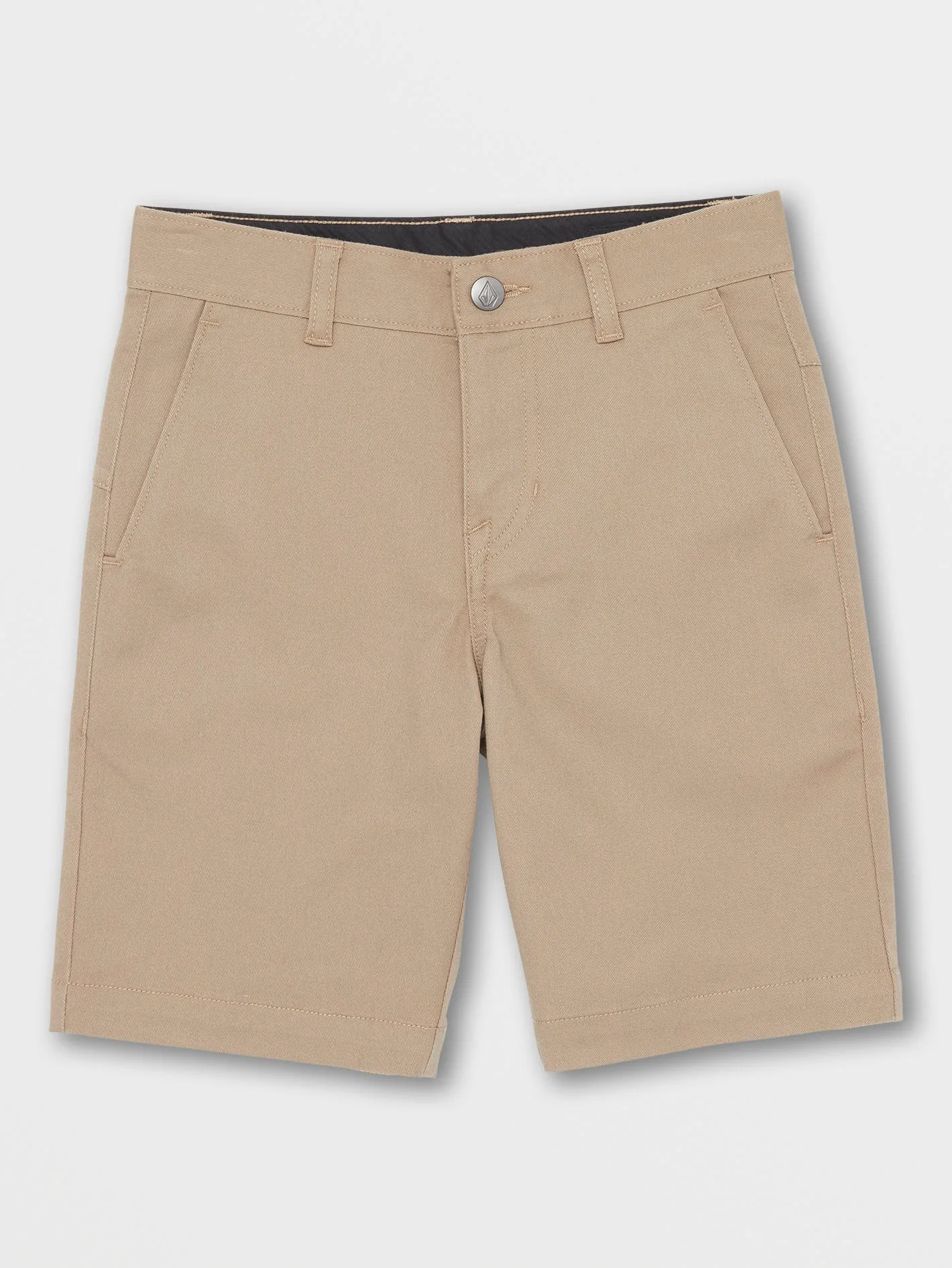 Volcom Vmonty Stretch Jungen Shorts (Alter 8-14) Khaki Volcom