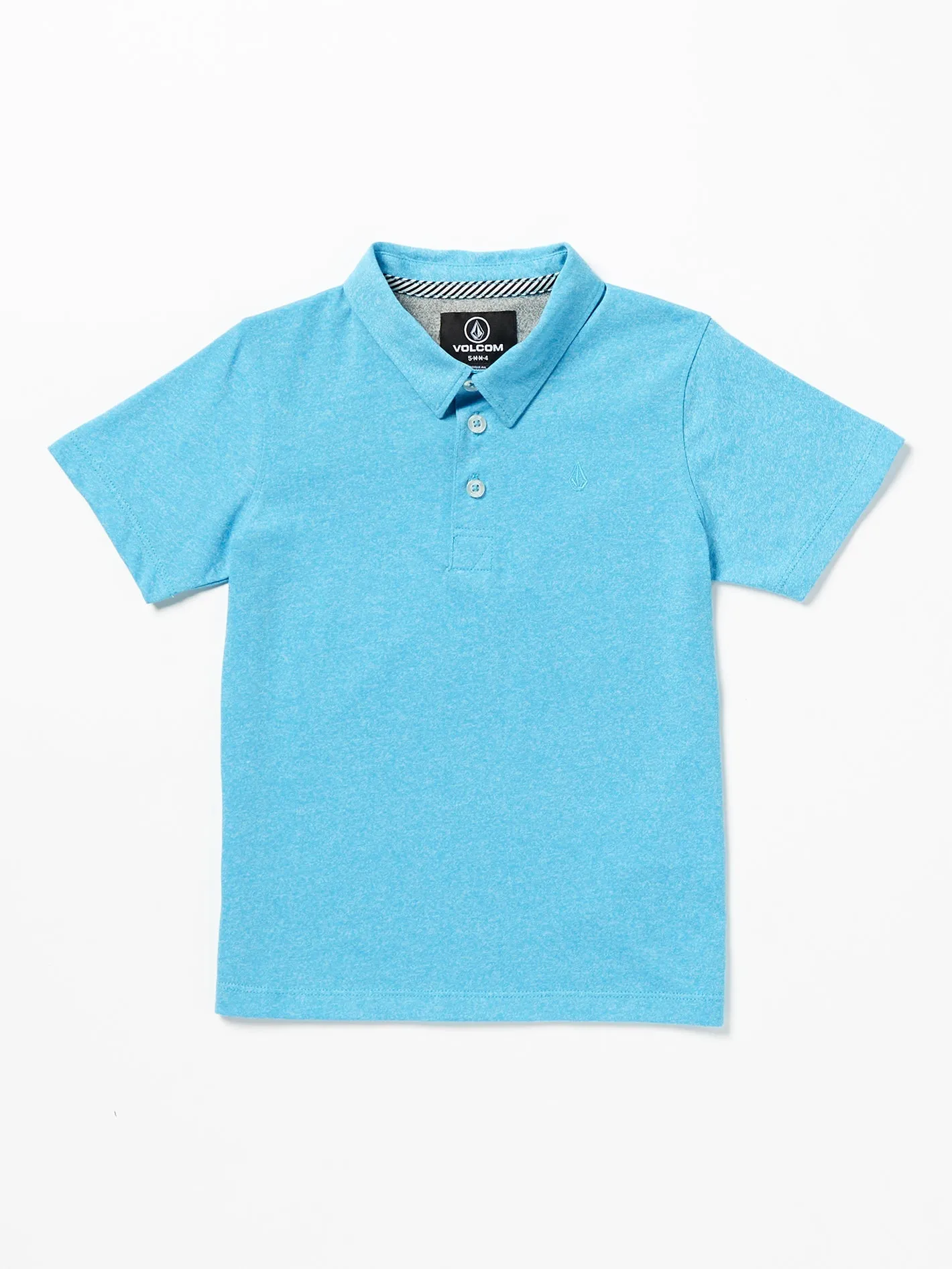 Volcom Wowzer Polo Jungen Kurzarmhemd (Alter 2-7) Türkisblau Volcom