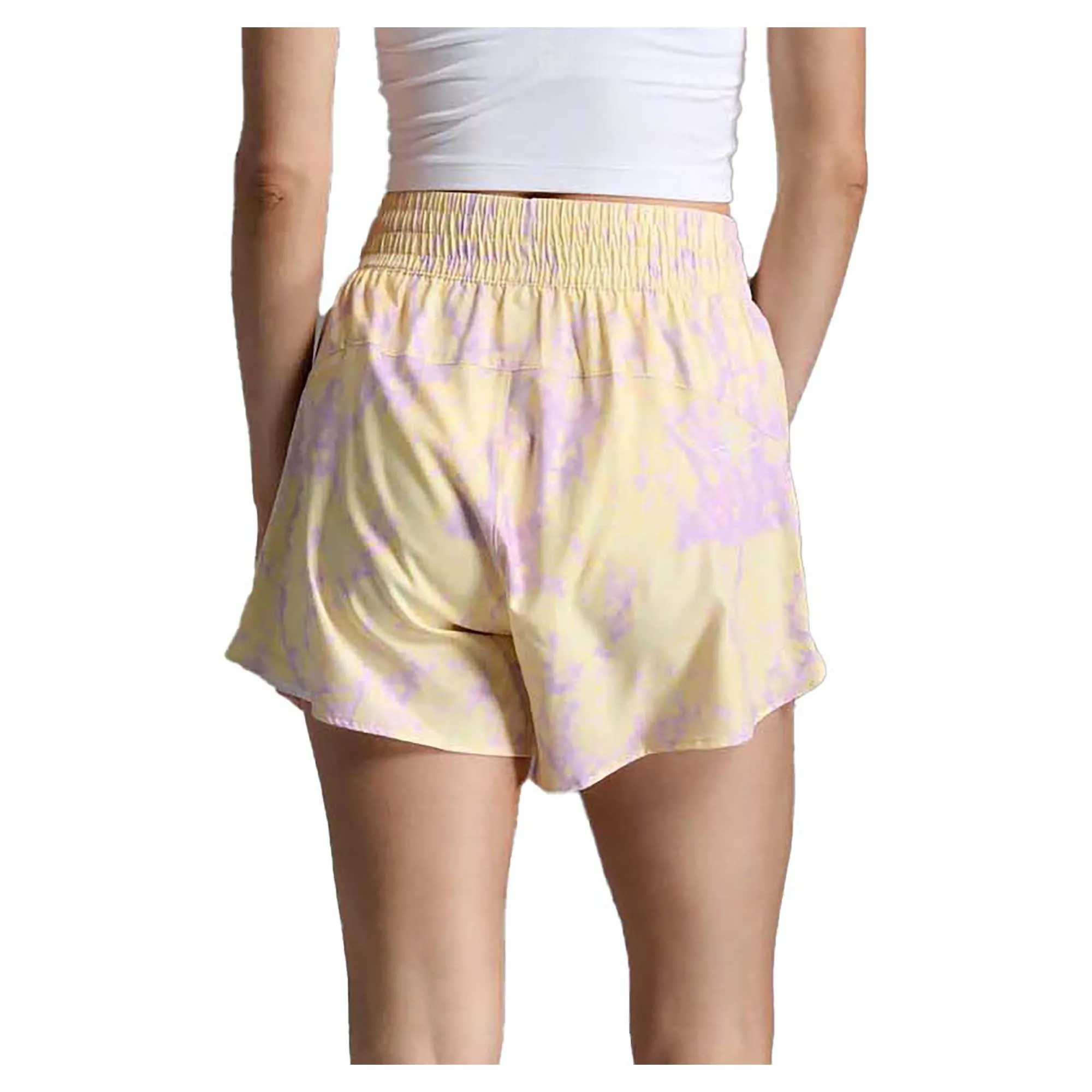 Damens Aero High-Waist Shorts mit 4-Zoll-Länge