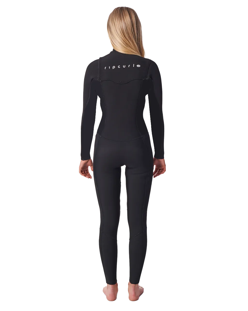 Damen Dawn Patrol 4/3mm Frontreißer-Neoprenanzug in Schwarz