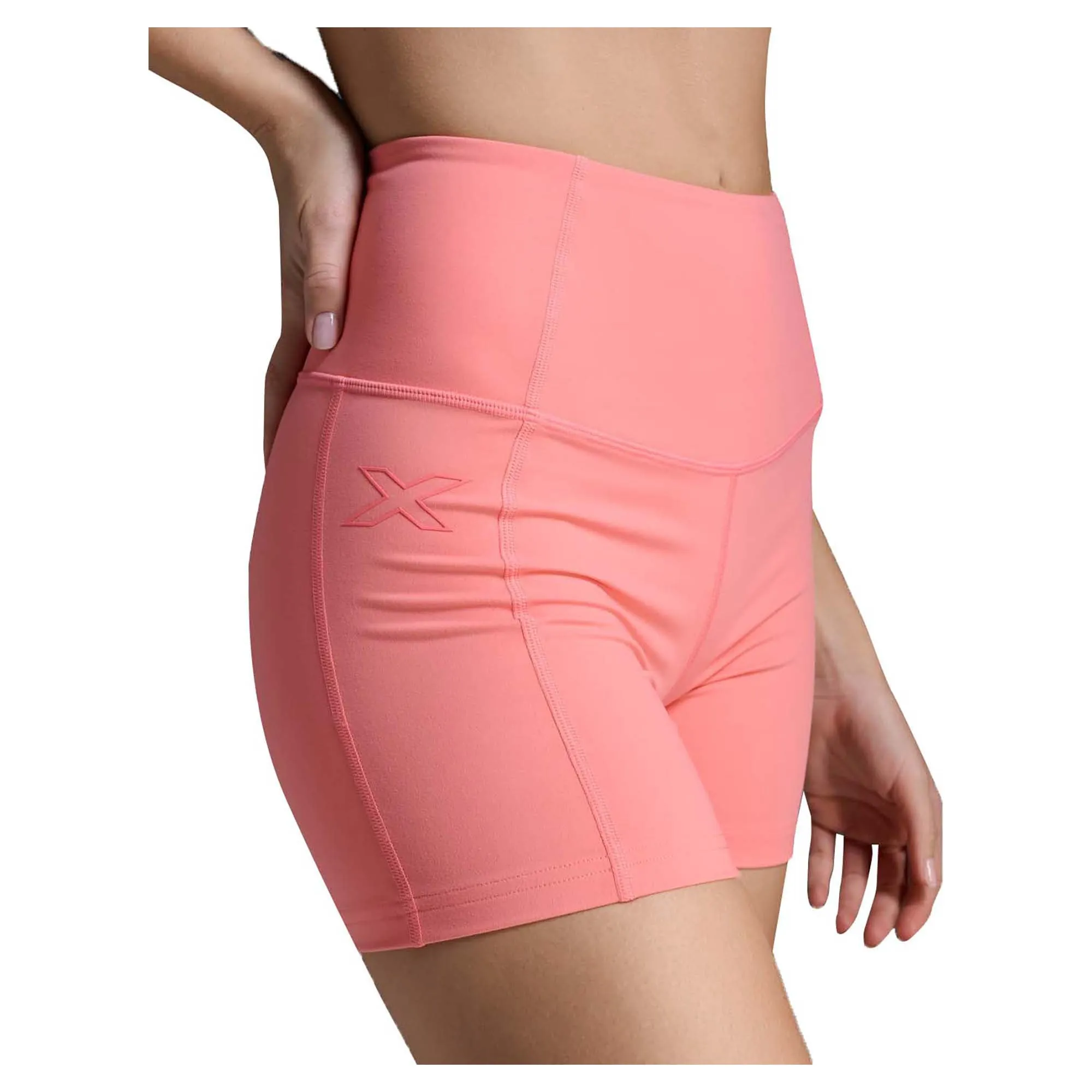 Damen-Form High-Rise Kompressionsshorts 4 Zoll