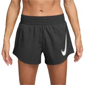 Damen One Swoosh Dri-FIT Mid-Rise Slip-Lined Laufshorts