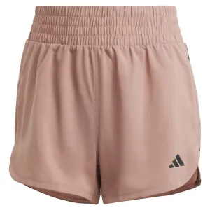 Damen Pacer Trainingsshorts mit 3 Streifen, gewebt, hoher Bund, 5 Zoll