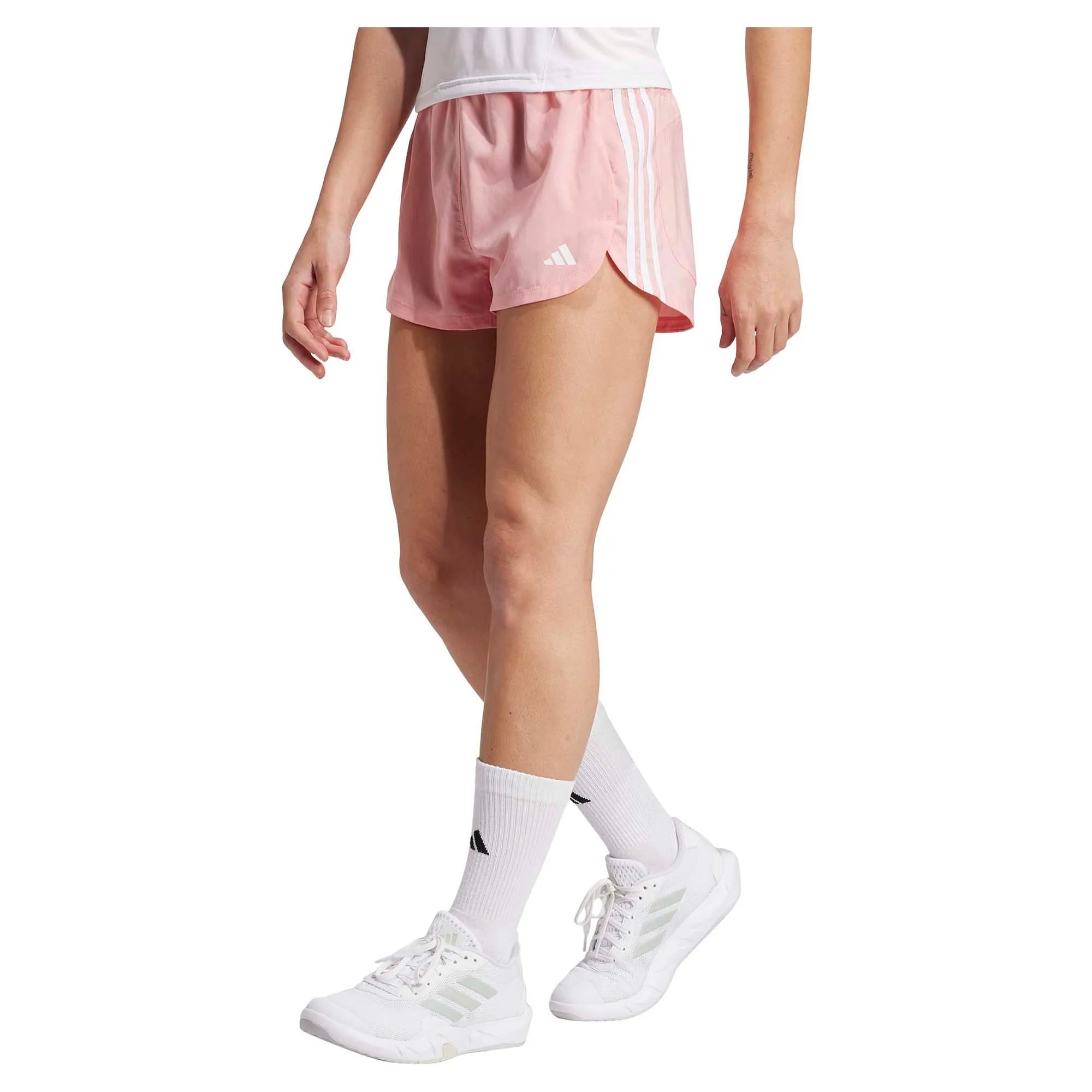 Damen Pacer Woven High Rise Trainingsshorts 5 Zoll