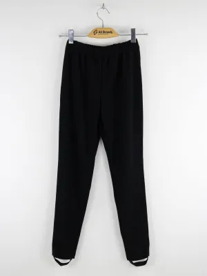 Damen einfarbige Leggings, Schwarz