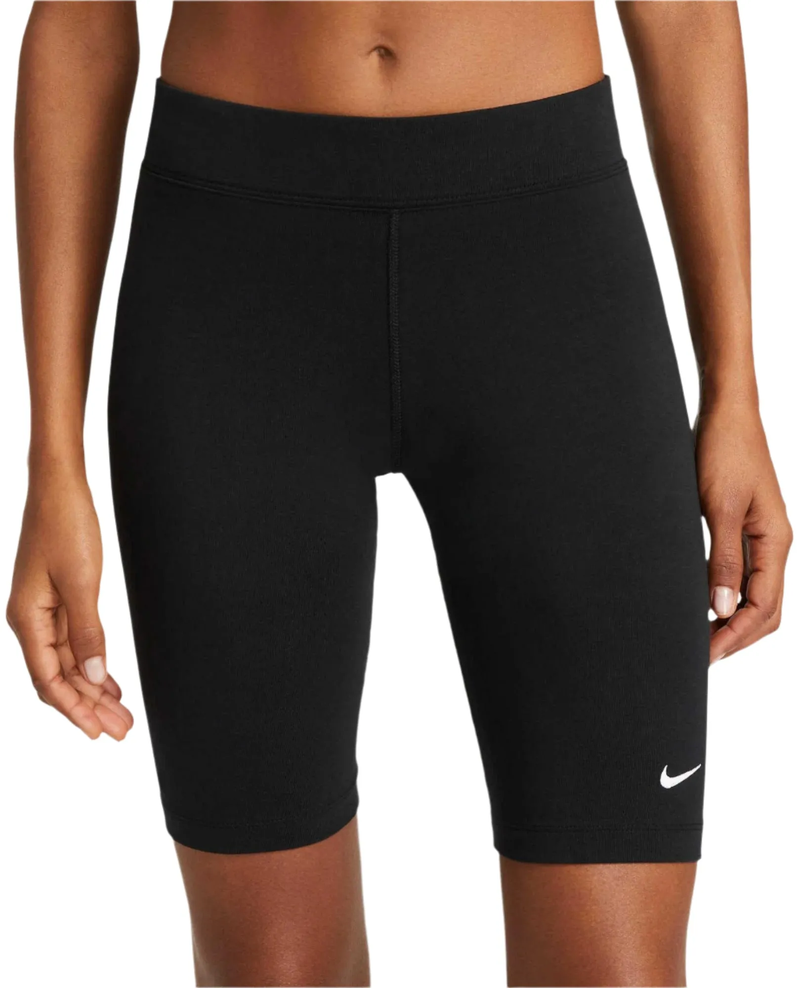 Damen-Sportbekleidung Essentials Mid-Rise Biker Shorts