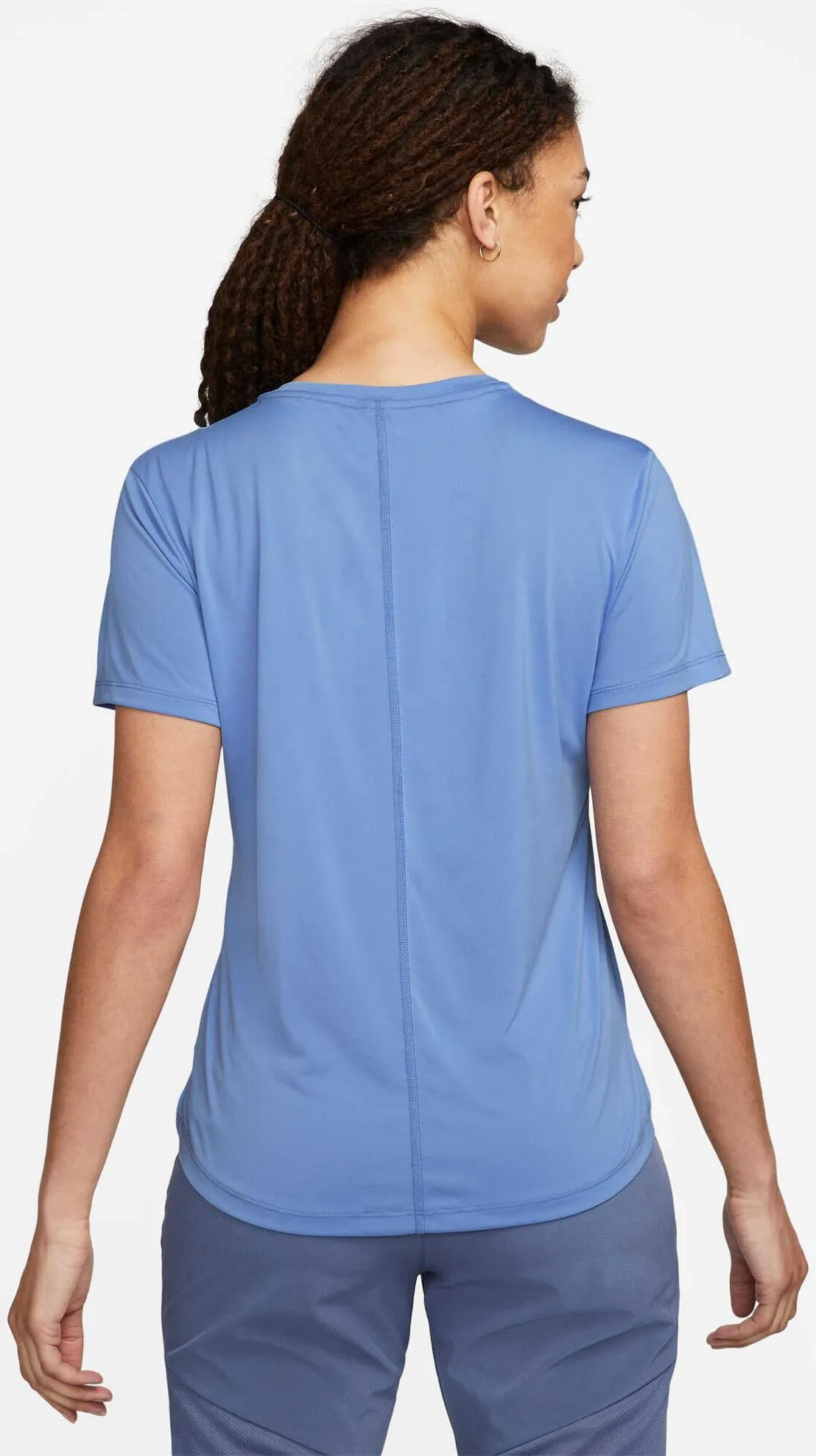 Damens Swoosh Kurzarm-Lauftop