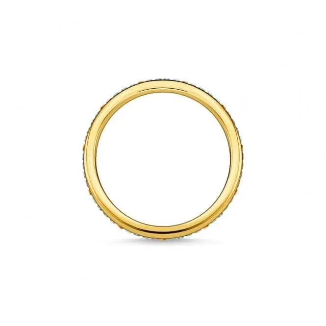 Gelbgold Mehrfarbiger Stein Doppelring TR2316-488-7 Thomas Sabo Ringe
