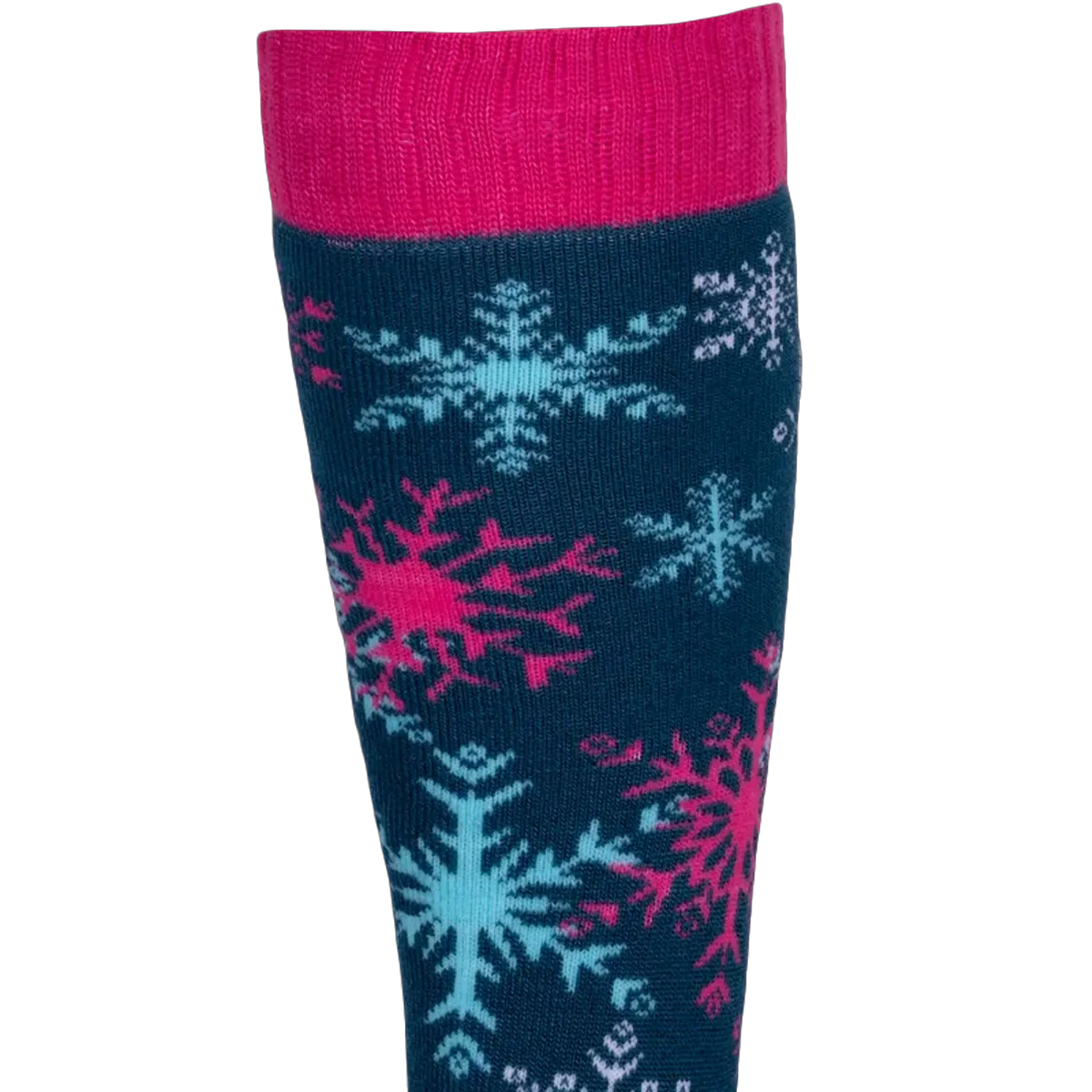 Jugendliche Schneeflocken Socke mit mittlerem Volumen
